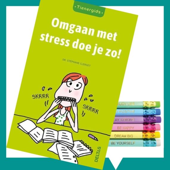 Omgaan met stress boek voor pubers