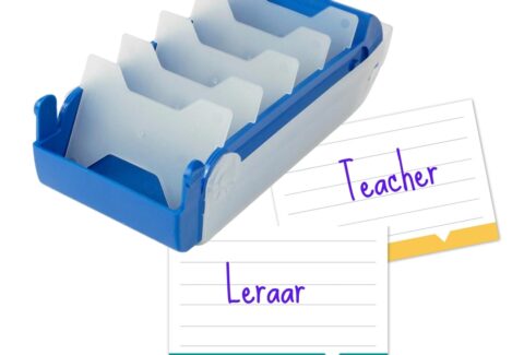 leitnermethode leren met flashcards flitskaartjes