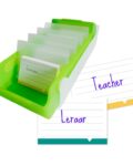 Flitskaartjes flashcards leren leitner methode leitnerbox