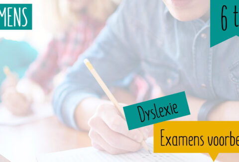 leren voor examens met dyslexie