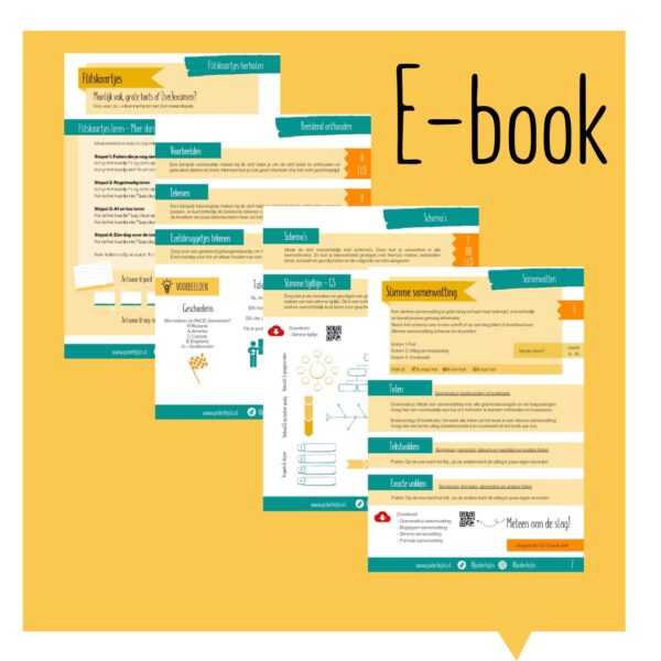 Leer slim leren e-book voor de middelbare school