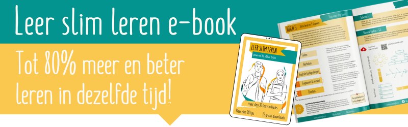 Leer slim leren ebook. Leren leren en plannen voor de middelbare school