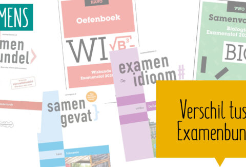 Verschil tussen Examenbundels: Examenbundel vs Examenoverzicht