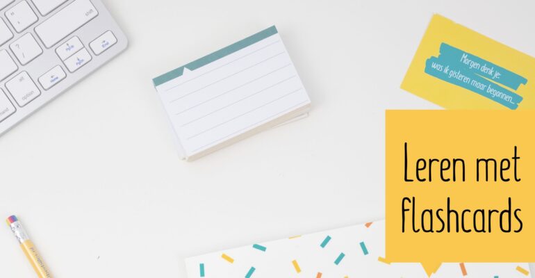 Hoe leer je met flashcards?